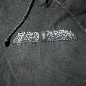 FTP Black Hoodie with White Text